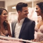 romantic lingerie shopping couple