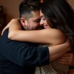Couple exploring new intimacy with creative sex positions.