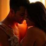 Couple embracing intimately, suggesting prolonged pleasure.
